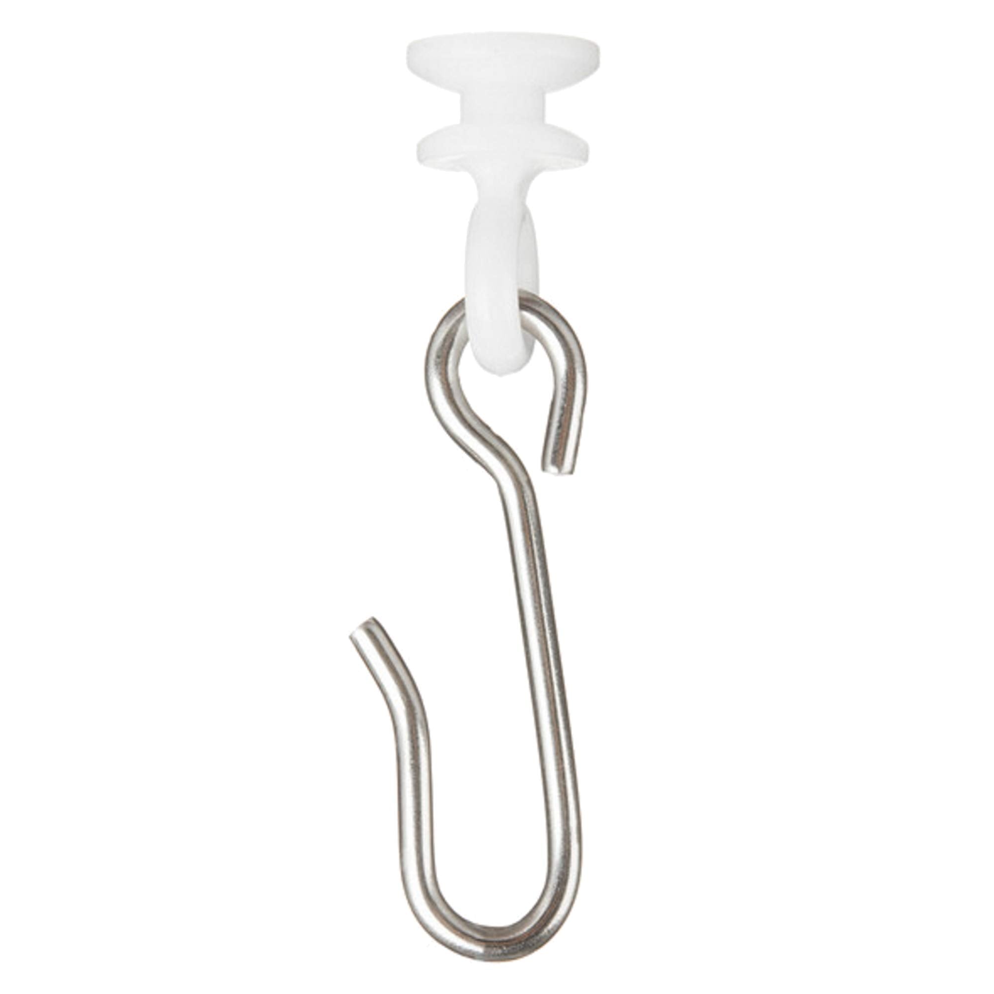 Dmse Wholesale Button Carrier With Stainless Steel Hook Carriers Glides Sliders Slide, And Rollers (112 Pack)