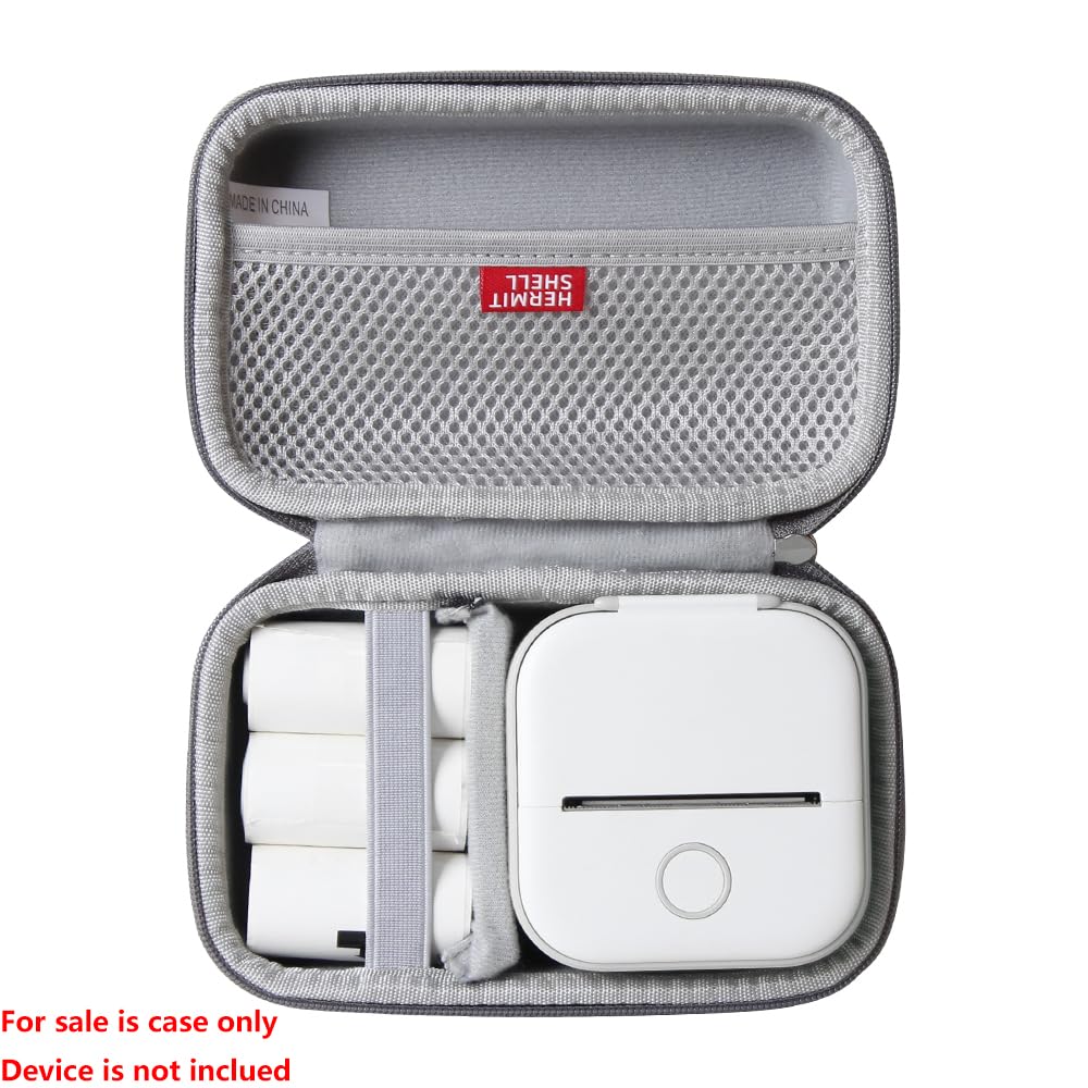 Hermitshell Hard Travel Case For Phomemo M02 Pro / M02S / Ponek T02 / Anycash Sticker Printer Portable Pocket Sticker Printer (O