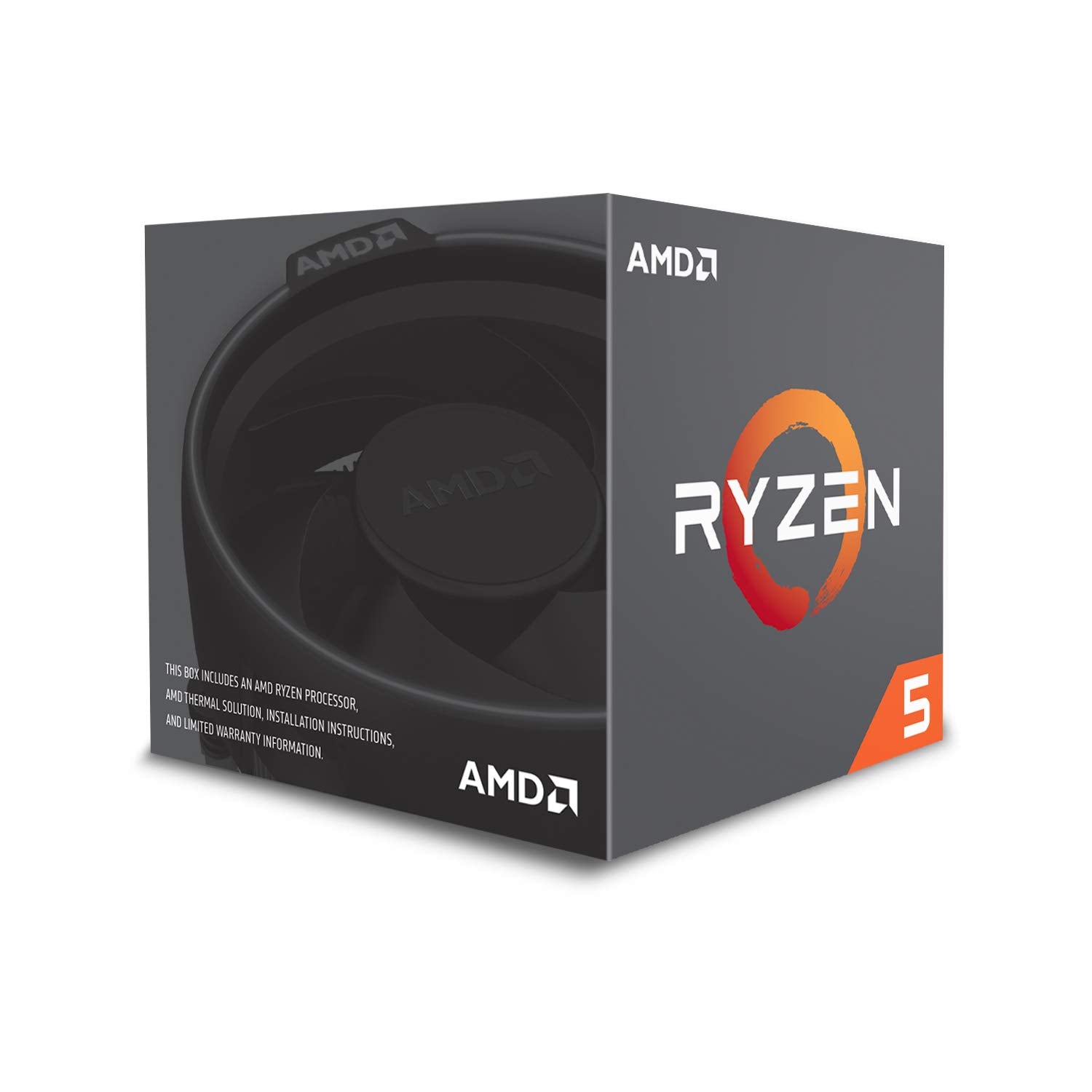 Amd Ryzen 5 1600 65W Am4 Processor With Wraith Stealth Cooler (Yd1600Bbafbox)