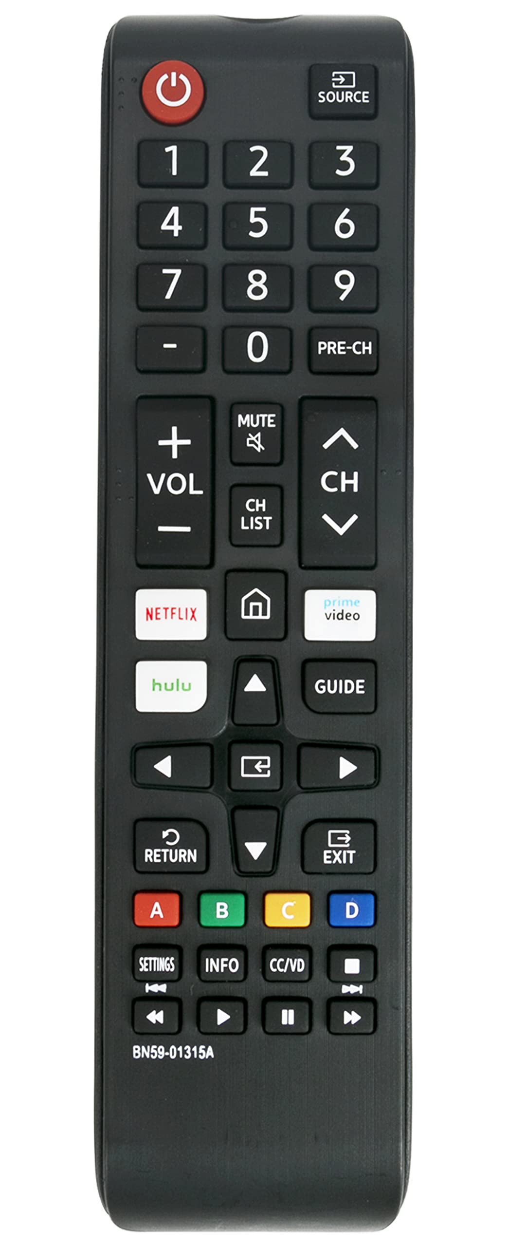 BN59-01315A Replaced Remote fit for Samsung Smart TV UN43RU7100 UN43RU7200 UN43RU710D UN50RU7100 UN50RU7200 UN50RU710D UN55RU7100 UN55RU7200 UN55RU710D UN58RU7100 UN58RU7200 UN58RU710D BN59-01315J