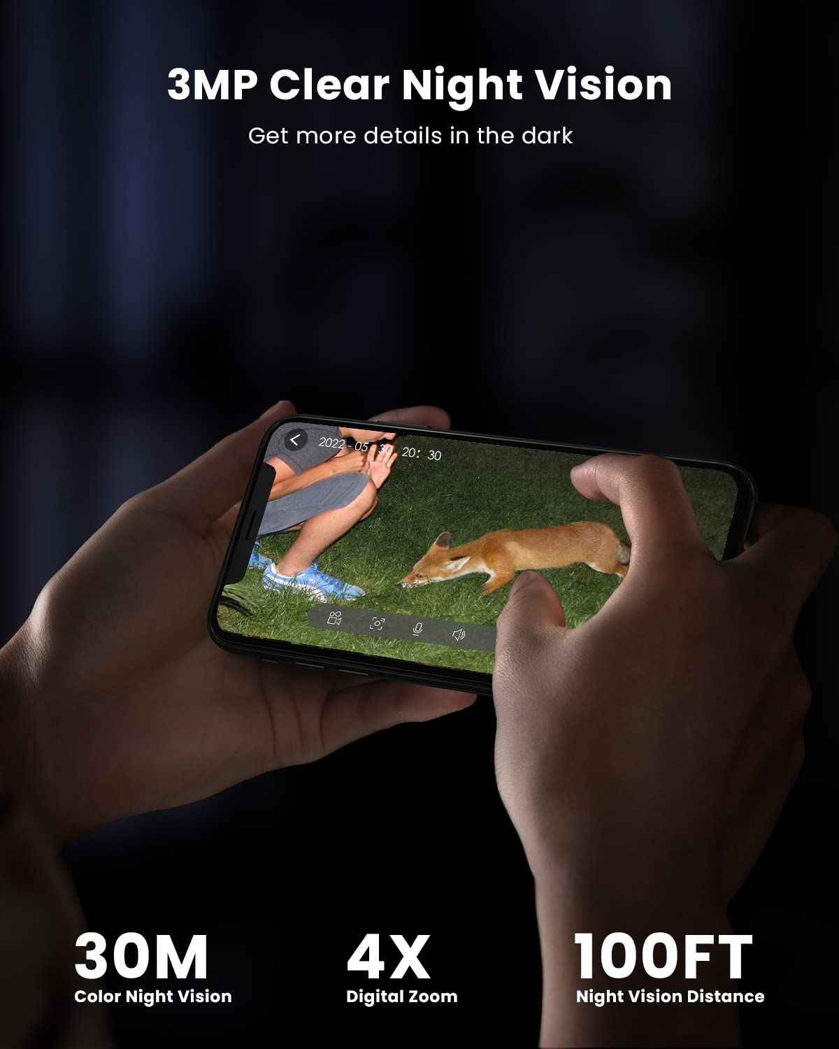 Iegeek Security Camera Outdoor, 2K Wireless Wifi 360�Ptz Camera, Solar Battery Powered Surveillance Camera With Spotlight/Siren/Motion Detection/3Mp Color Night Vision,Compatible With Alexa