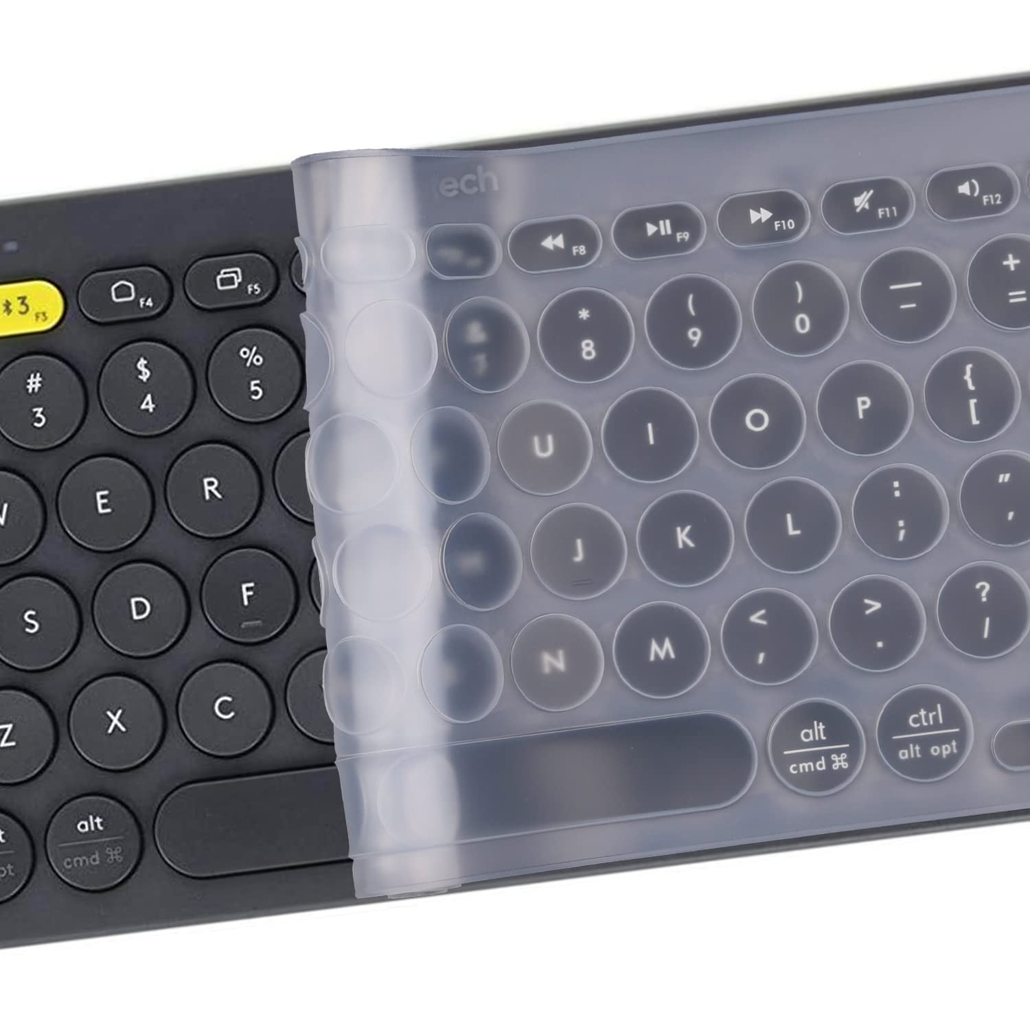 Keyboard Cover For Logitech K380 Pebble Multi Device Bluetooth Keyboard/Logitech Pebble Keys 2 K380S/Logitech K380 Multi Device