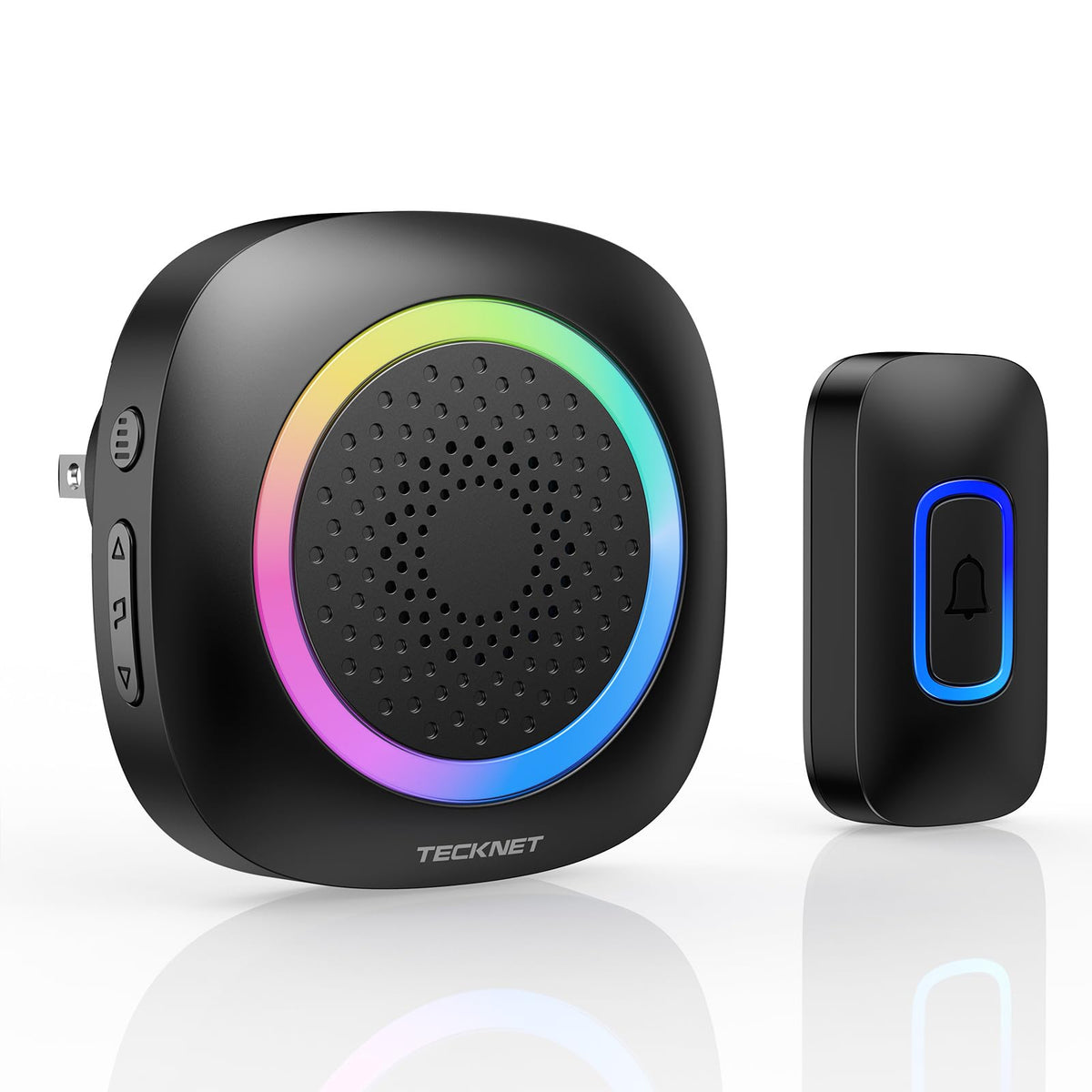 Tecknet Wireless Doorbell, Plug-In Doorbell, Ip66 Waterproof Doorbell With Rgb Light, 1300Ft Door Bell Ringer Wireless, 60 Chime