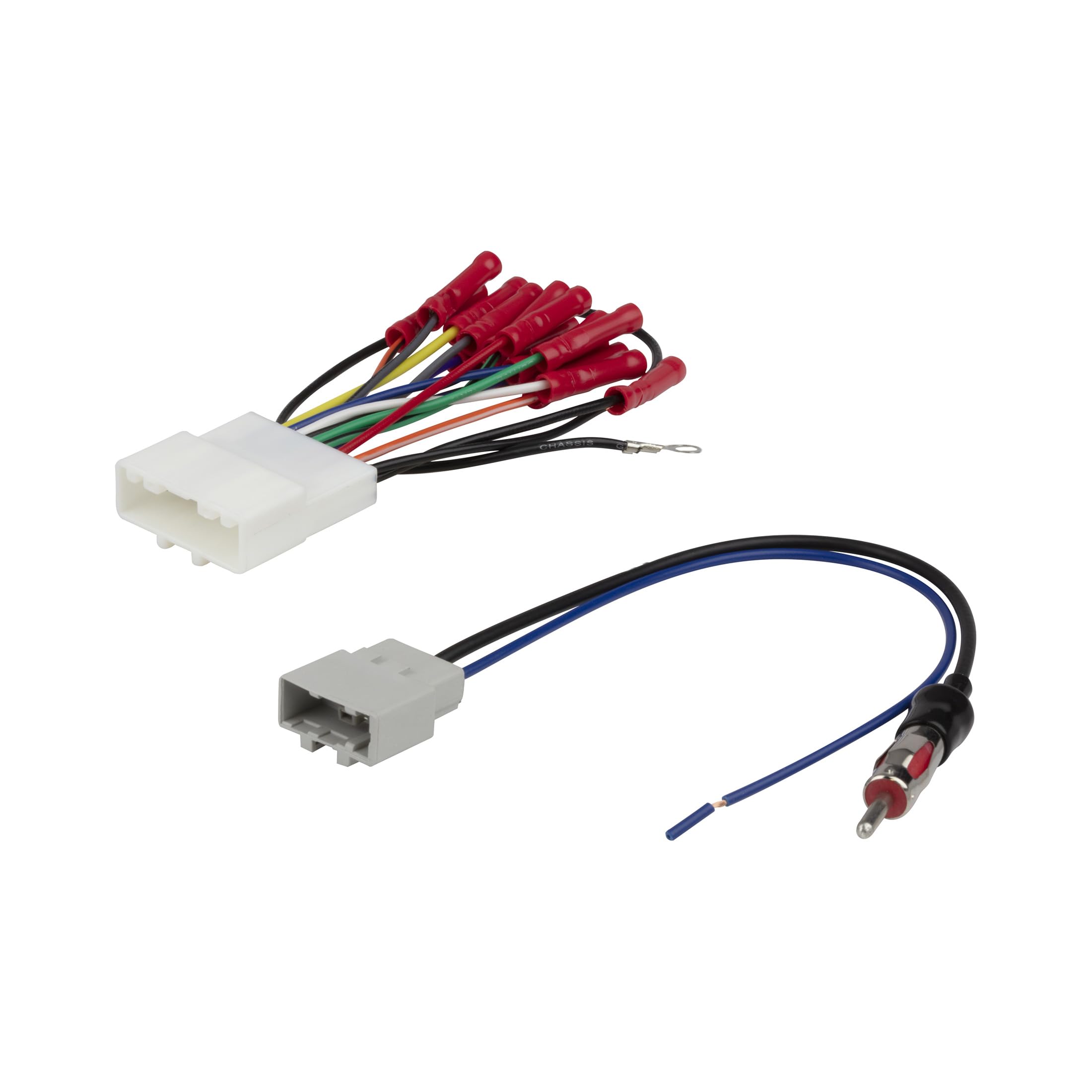 Scosche NN4A2B Aftermarket Car Radio Wiring Harness and Antenna Adapter Compatible with Select 2007 19 Nissan and Subaru Vehicles   Aftermarket Stereo Receiver Wire Kit   See Guide Image for Vehicles