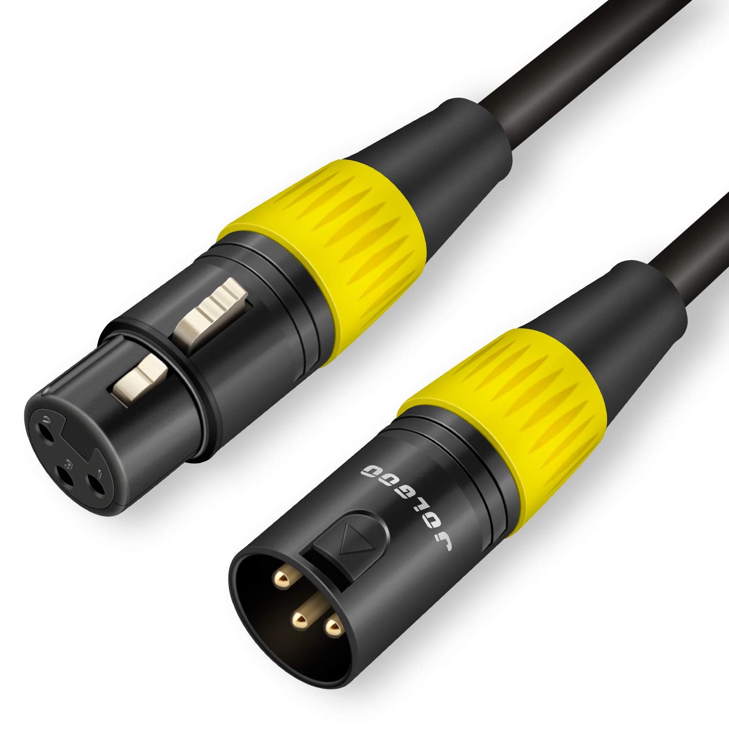 Jolgoo Xlr Cable, Xlr Male To Xlr Female Balanced 3 Pin Xlr Microphone Cable, 6.6 Feet / 2M