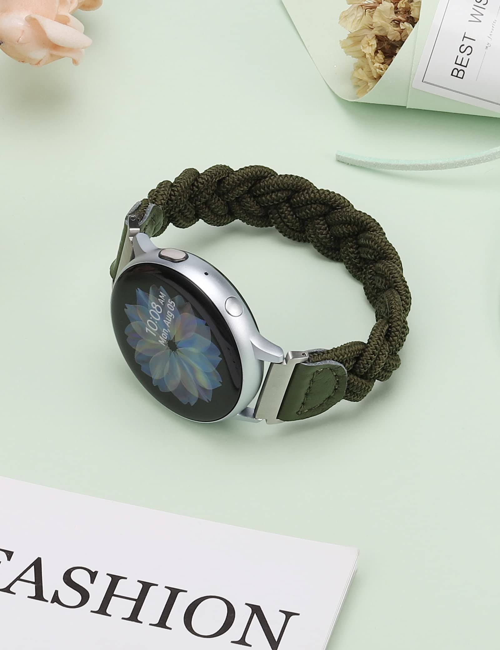 Wearlizer Stretchy Bands Compatible With Samsung Galaxy Watch 6/5/4 40Mm 44Mm/Watch 6 Classic 43Mm 47Mm/Watch 5 Pro 45Mm/Watch 4