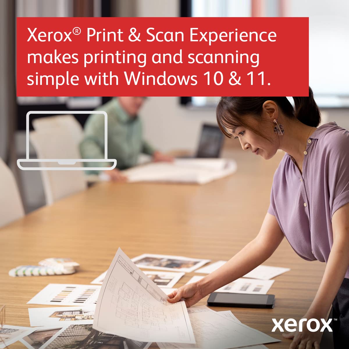 Xerox C325 Color All-In-One Printer, Laser, Dadf, Copy, Print, Scan, Fax, Email, Letter, Energy Star Certified, Up To 35 Ppm