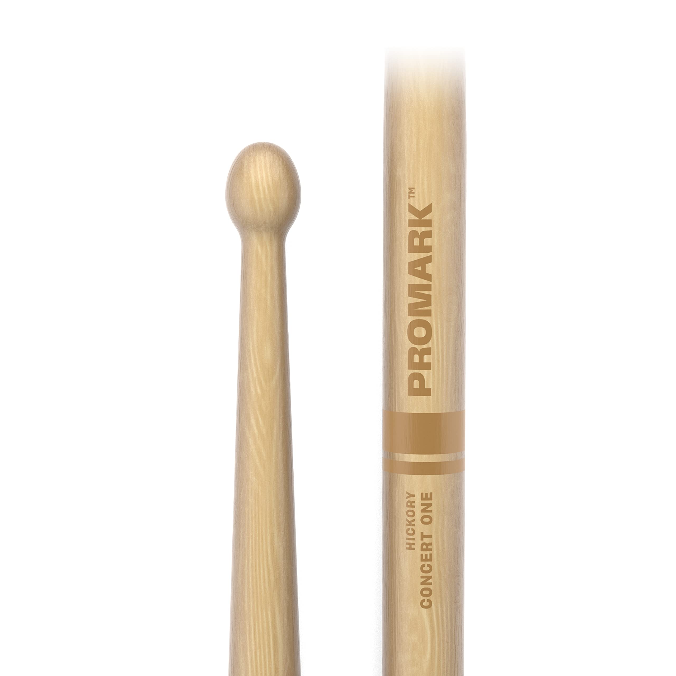 Promark Drum Sticks   Concert One Drumsticks   Drum Sticks Set   Wood Tip   American Hickory Drumsticks   Consistent Weight And
