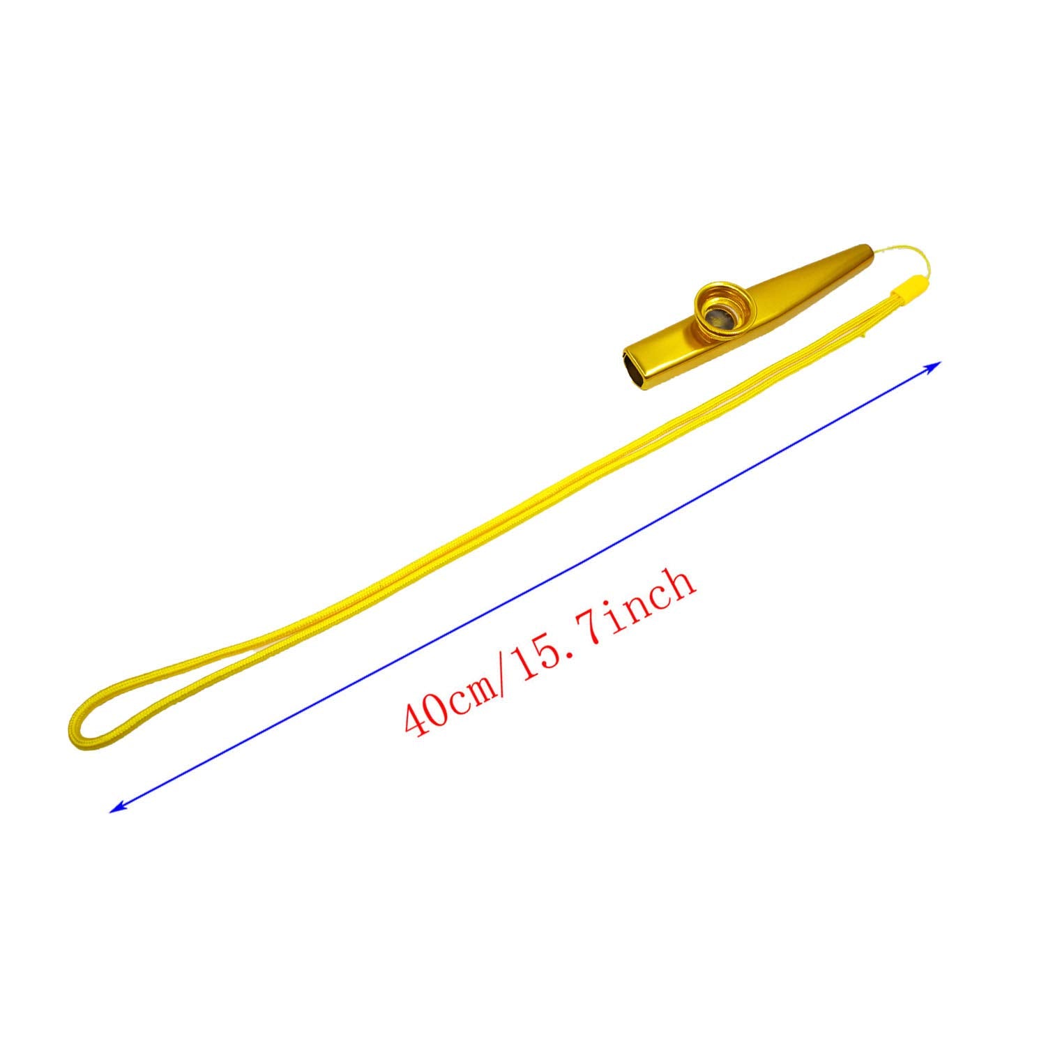 Fartime 12Pcs Metal Kazoos With Lanyards,With 20Pcs Kazoo Flute Diaphragms,Musical Instruments,Good Gift For Kids,A Good Compani