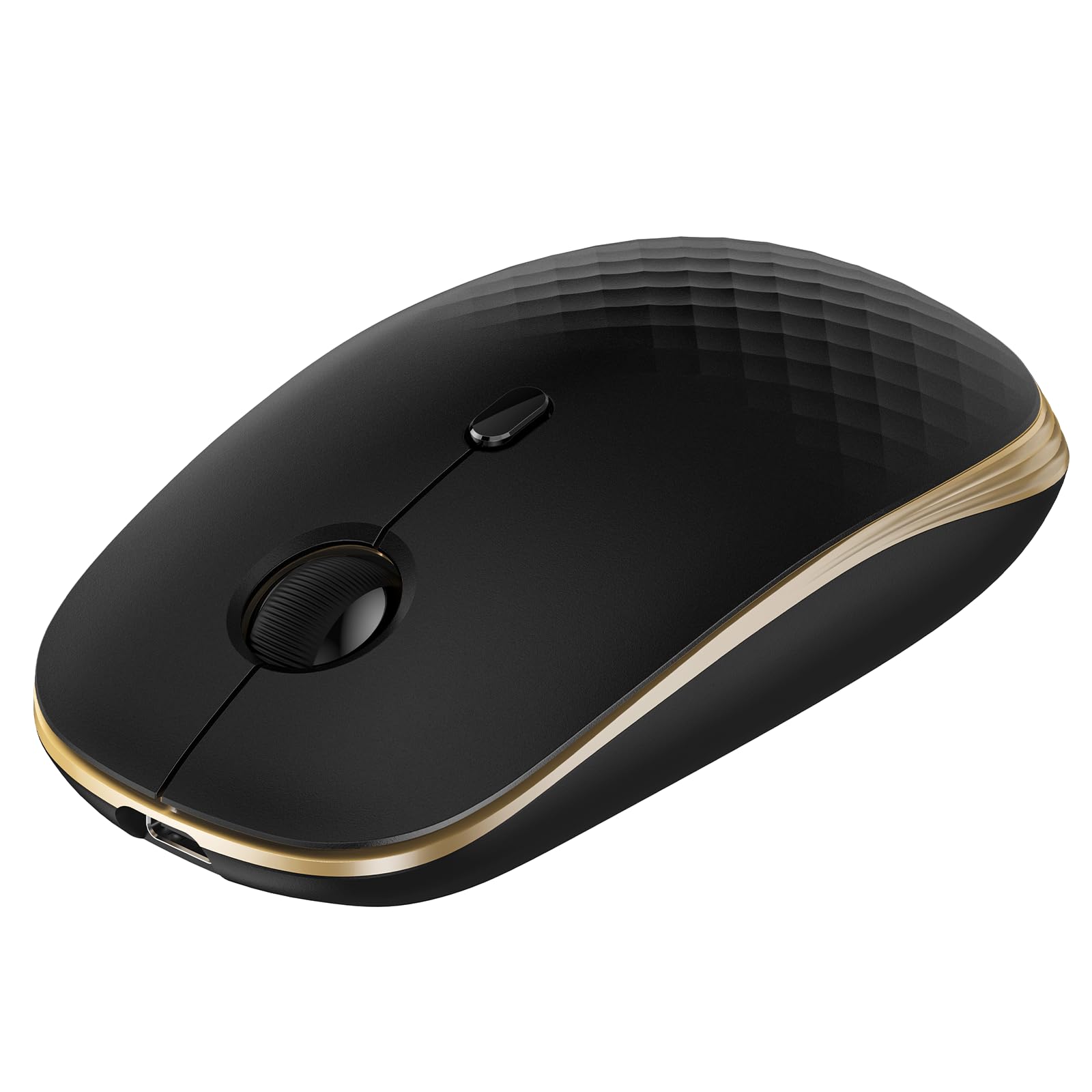 TECKNET Wireless Mouse,Rechargeable Slim Portable Silent Computer Mouse with 2.4GHz USB Receiver,Quiet & Lightweight Long Batter