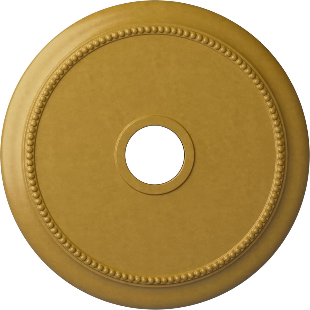 Ekena Millwork CM24CRIGS 24-1/8 x 4-3/8 x 2-1/4 Crendon Ceiling Medallion, Iridescent Gold