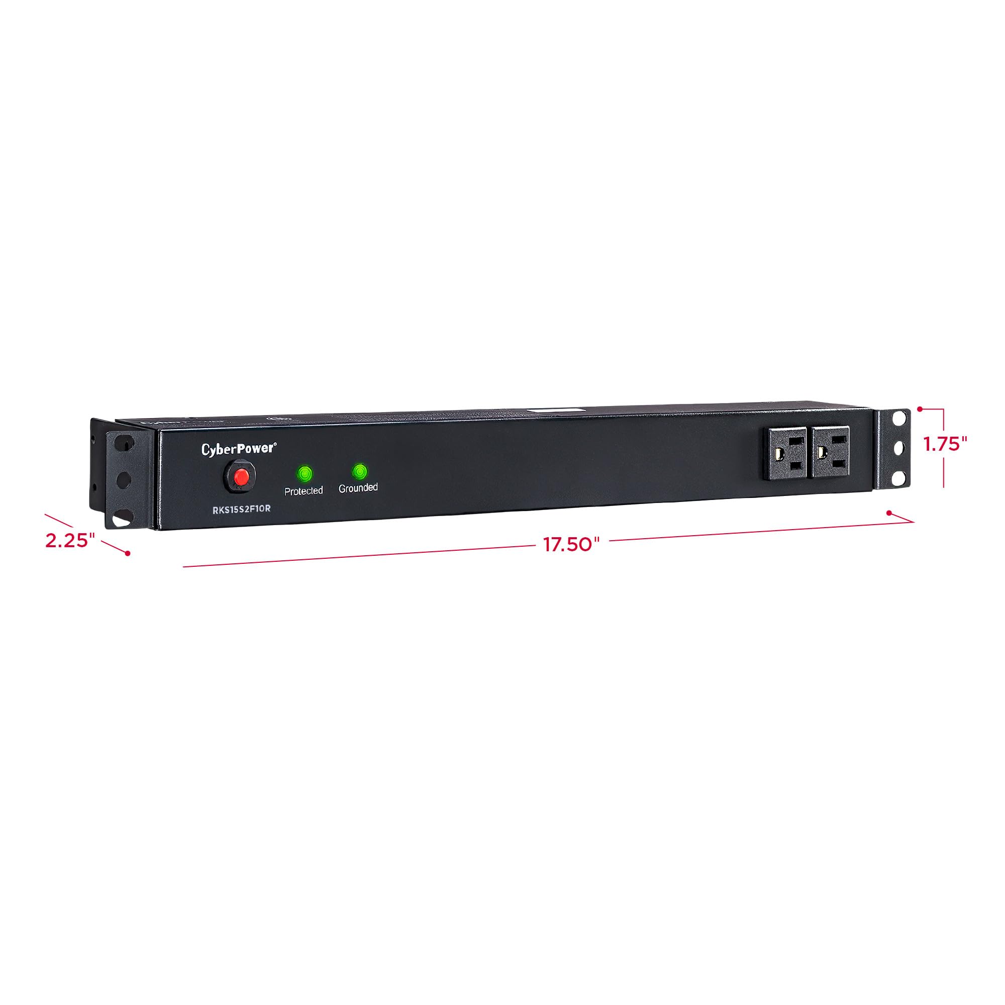 Cyberpower Rkbs15S2F10R 15A 12 Outlet 1U Rm Rackbar Surge Supressor