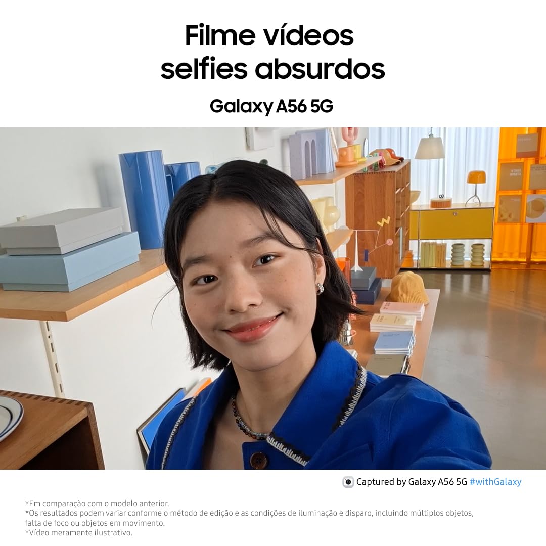 Samsung Galaxy A56 5G 2025 | 128Gb, Dual Sim | 6.7 120Hz Amoled, Ip67 Water Resistant, Android 15 | International Model Factory