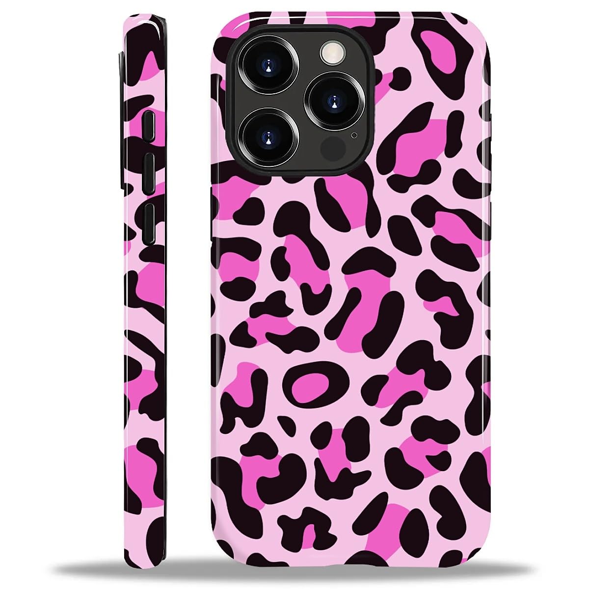 Flivro Magnetic Case for iPhone 14 Pro, Compatible with Magsafe,PC Hard Shell & Silicone Inner Bumper,Shockproof Full-Body Cover
