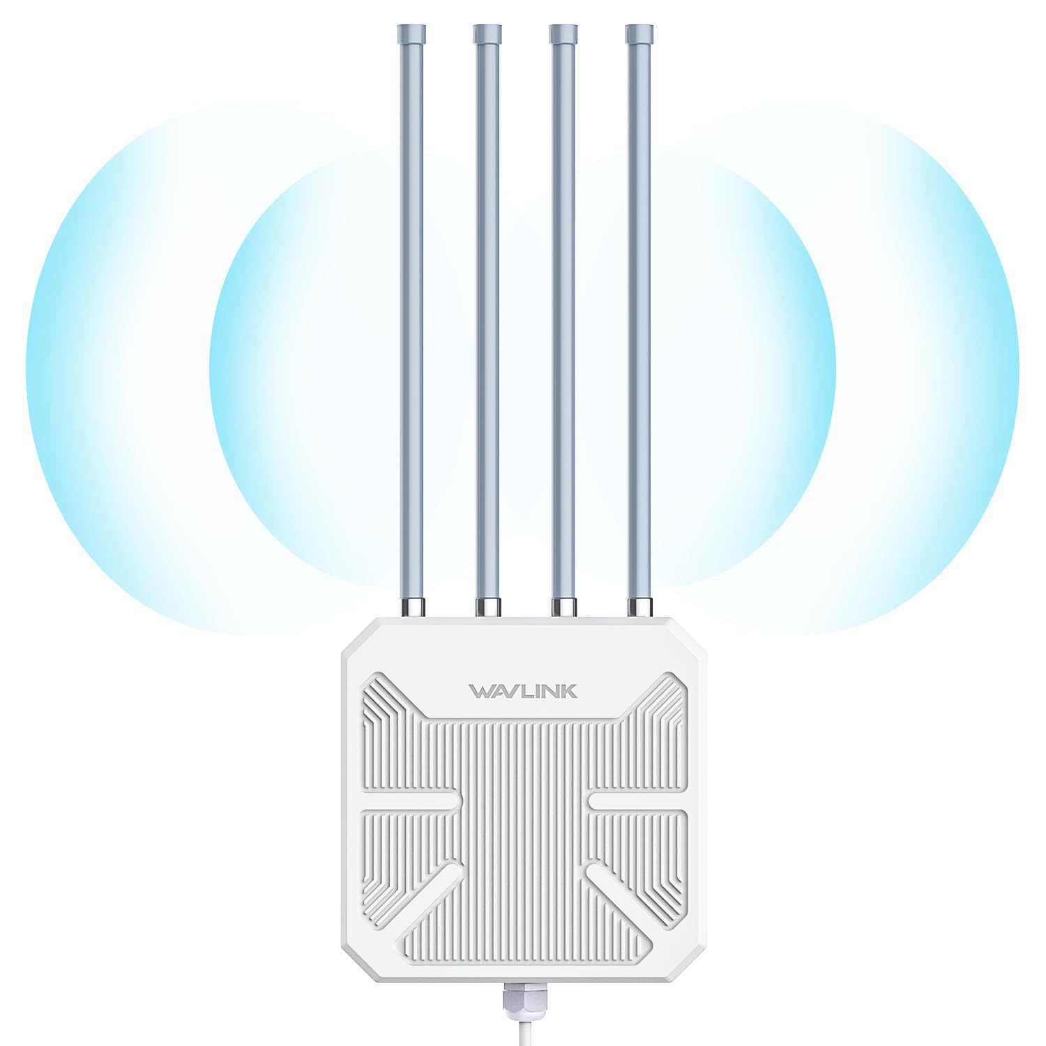 Wavlink Ax1800 Outdoor Wifi 6 Extender, Long Range Wifi Repeater Dual Band, Weatherproof, Active/Passive Poe Powered, Access Poi