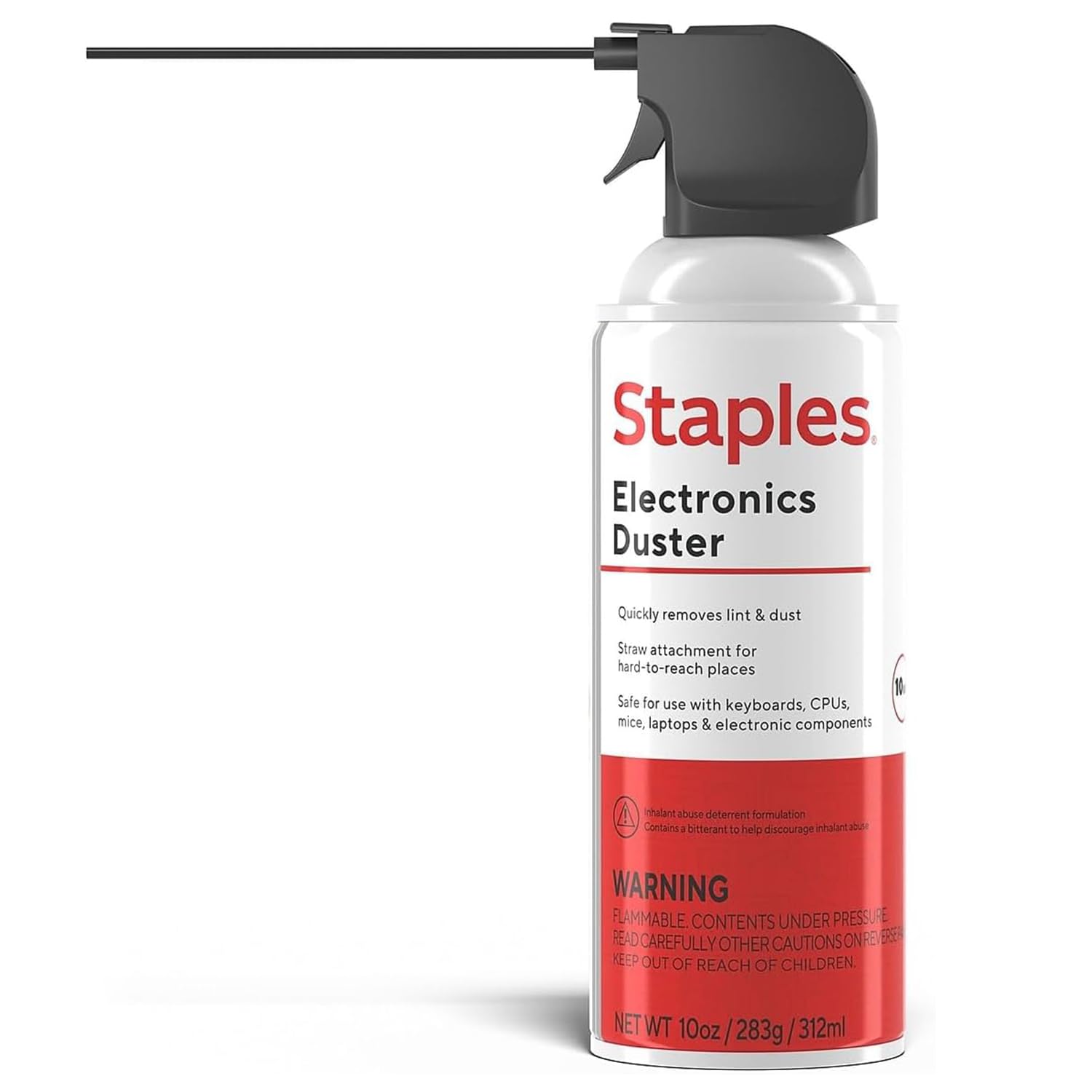 Staples Electronics Air Dusters, Canned Compressed Air Duster Cans (6 Pack)