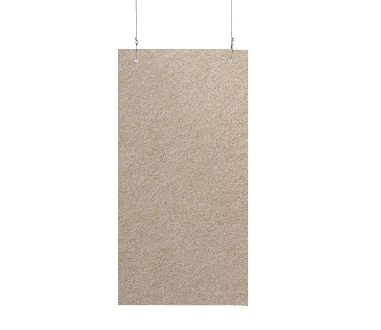 Versare Hanging Soundsorb Acoustic Baffles | Sound Dampening Material | Ceiling Hung | Modern Design | 48'' X 24'' Beige Soundso