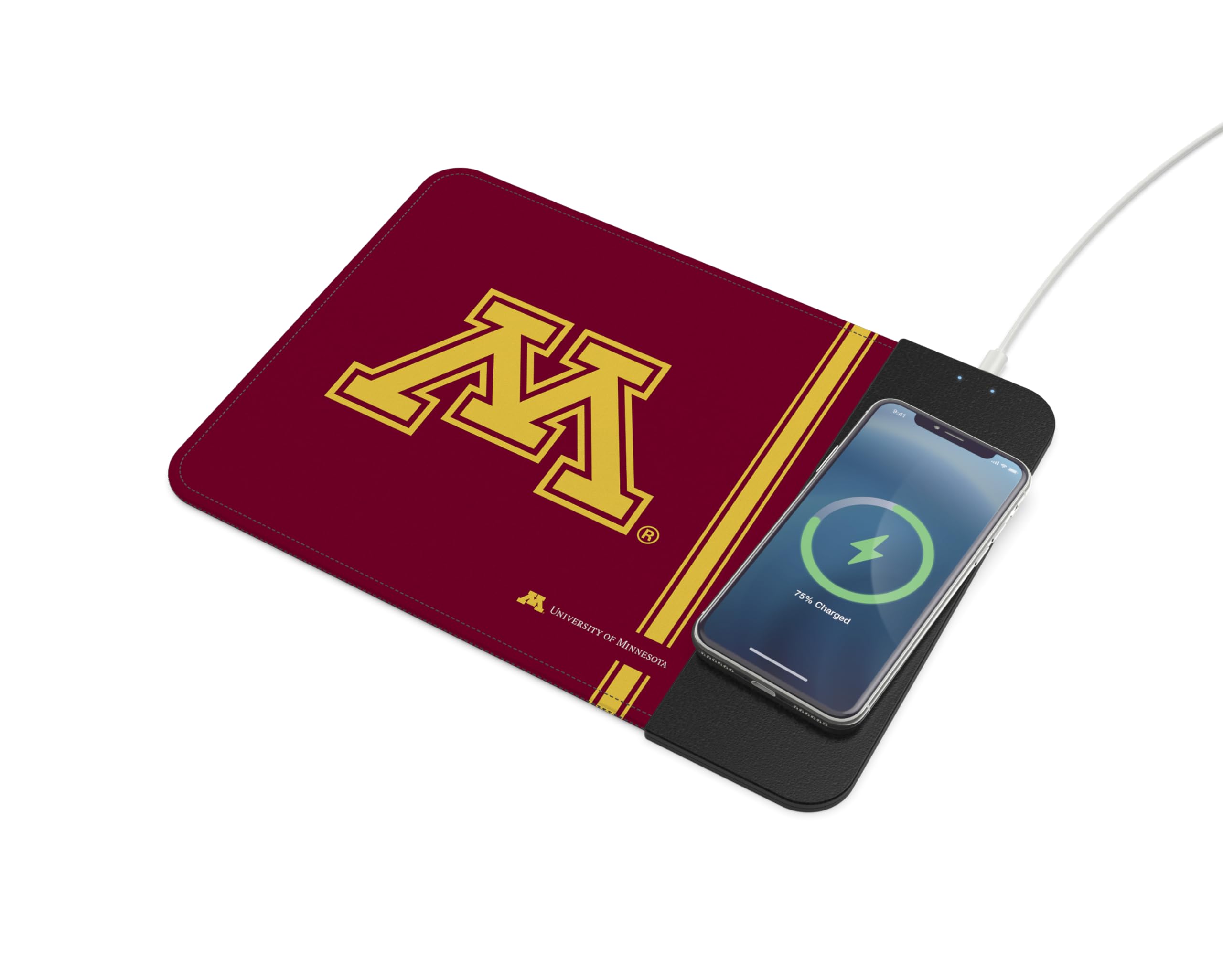 Soar Ncaa Wireless Charging Mouse Pad, Minnesota Golden Gophers