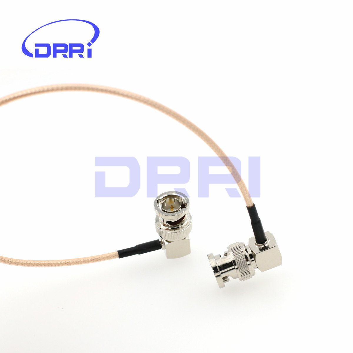 Drri Right Angle Bnc Male To Bnc Male 75 Ohm Hd 3G Sdi Coaxial Cable For Ursa Mini And Small Hd Monitor (30Cm/ 12'')