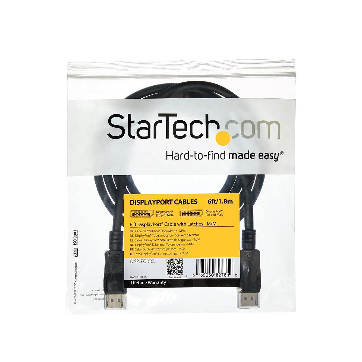 Startech 35 Ft Displayport Cable Wlatches