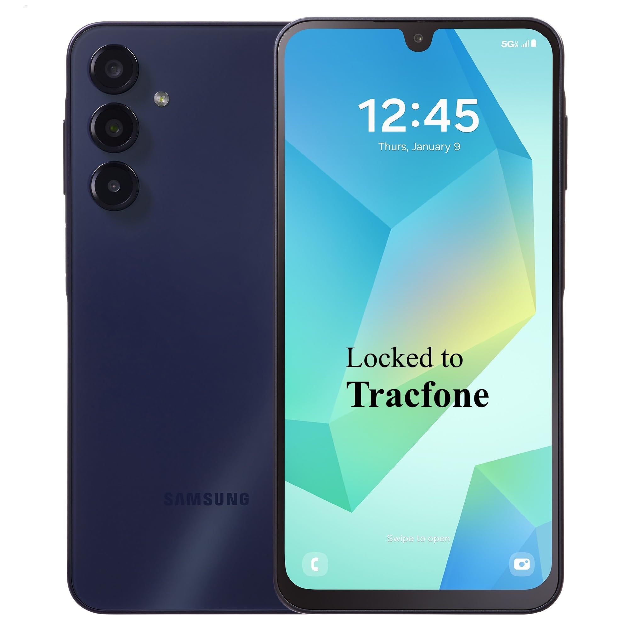 Tracfone Samsung Galaxy A16 5G, 128GB, 50MP Triple Camera, Android Smartphone, 6.5 FHD+ Super AMOLED 90Hz Display, Long-Lasting