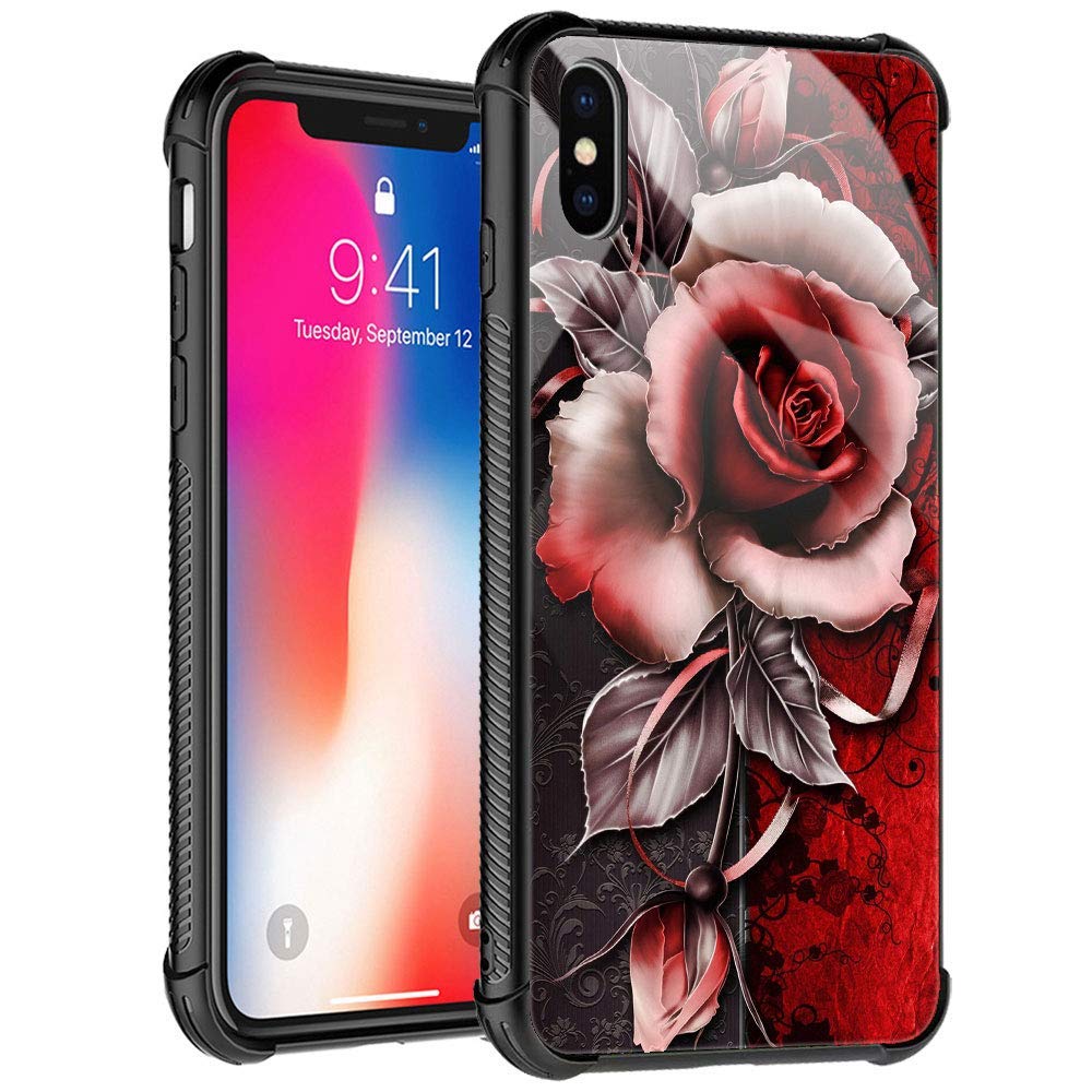 Tnxee Case Compatible With Iphone Xr Case, Fantasy Rose Case For Iphone Xr Cases For Girls Women Pattern Design Case For Iphone 