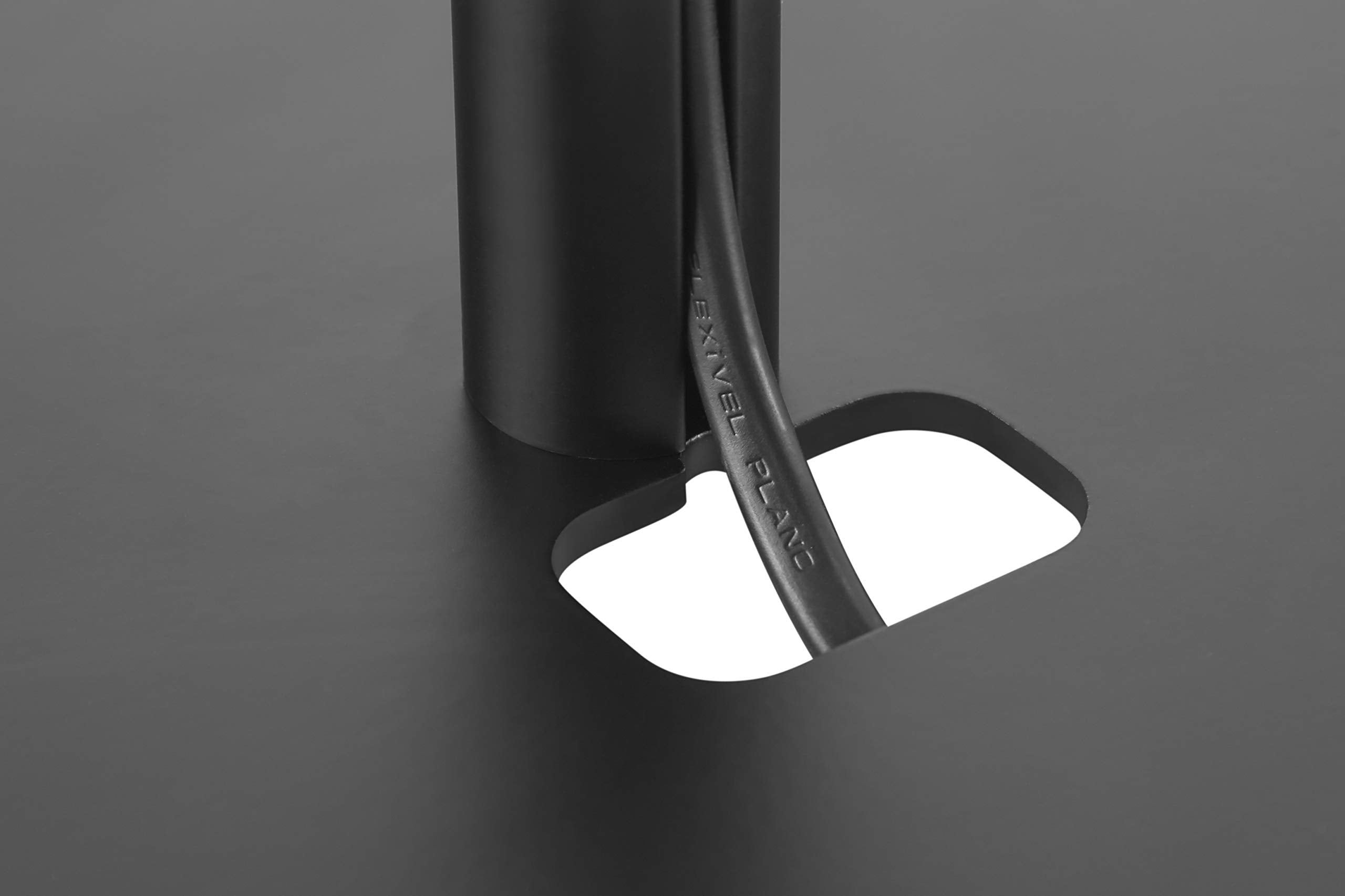 Mount Plus MP SB54F 2 Pack Fixed Height Speaker Floor Stand Made for Sonos Speakers | Compatible with Sonos One, One SL, Play:1 Play:3 Play:5 | Cable Management (2 Pack Black Floor Stand)