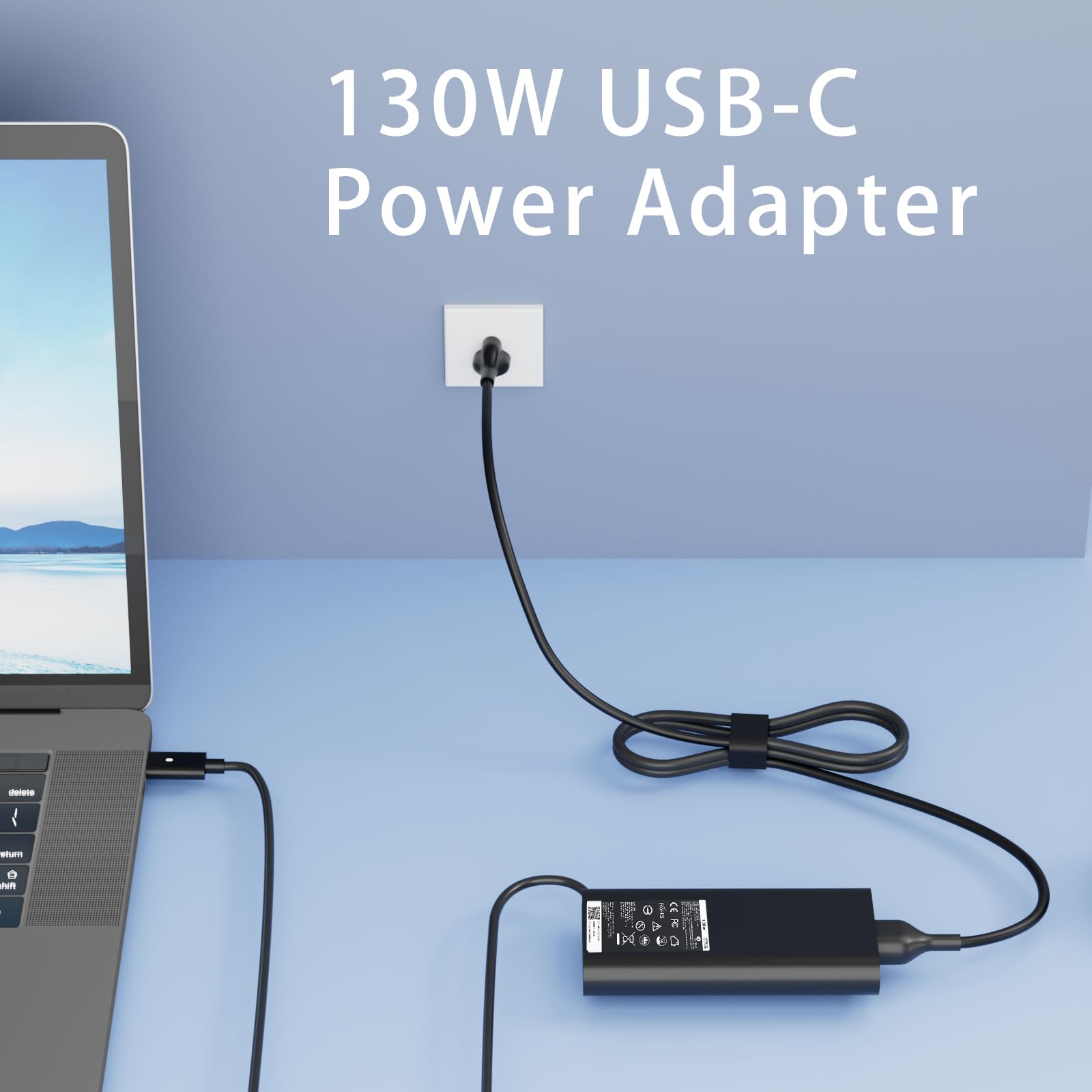Wzxhu Replacement Dell 130W Laptop Charger Usb C Type C Ac Adapter For Dell Xps 15 17 2In1 9575 9500 9700 Fast Charging Power Su