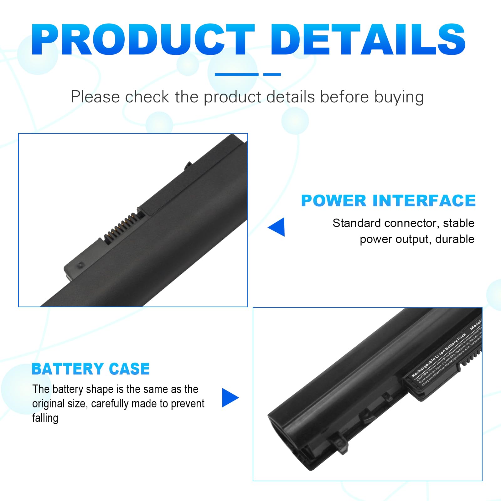 Spare 776622 001 Battery For Hp La04 15 F387Wm 15 F271Wm 15 F272Wm 15 F233Wm 15 F211Wm 15 F039Wm 15 F010Wm 15 F009Wm 15 F010Dx 1