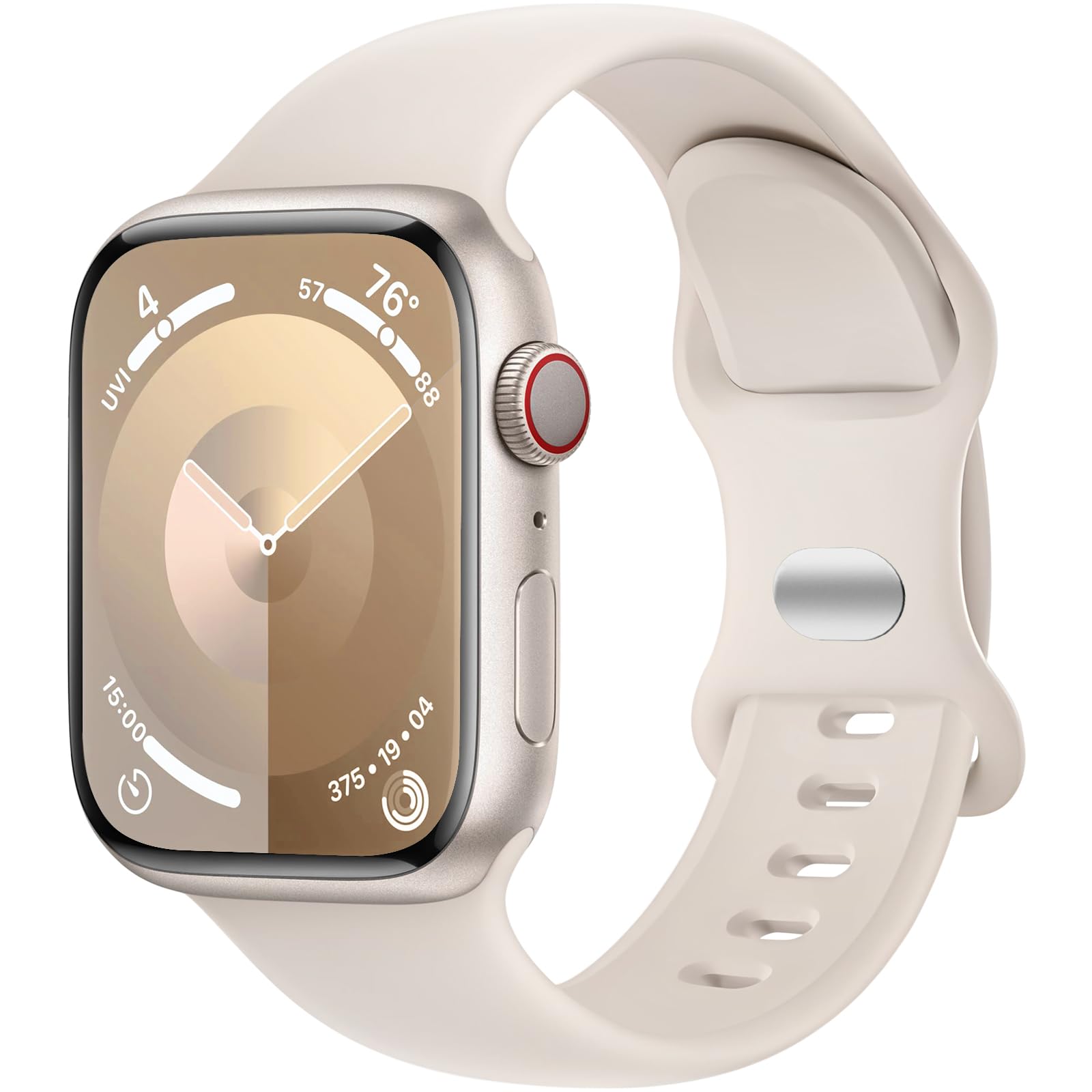 Daqin Sport Band Compatible With Apple Watch Band 46Mm 45Mm 44Mm 42Mm 49Mm 40Mm 38Mm 41Mm Women Men, Soft Silicone Waterproof St