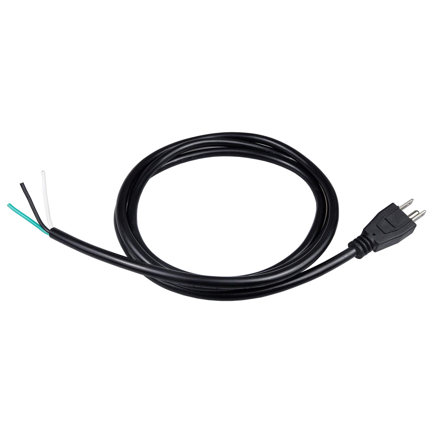 PINFOX 6ft Heavy Duty Power Supply Cord 14AWG NEMA 5-15 Plug 15A Black