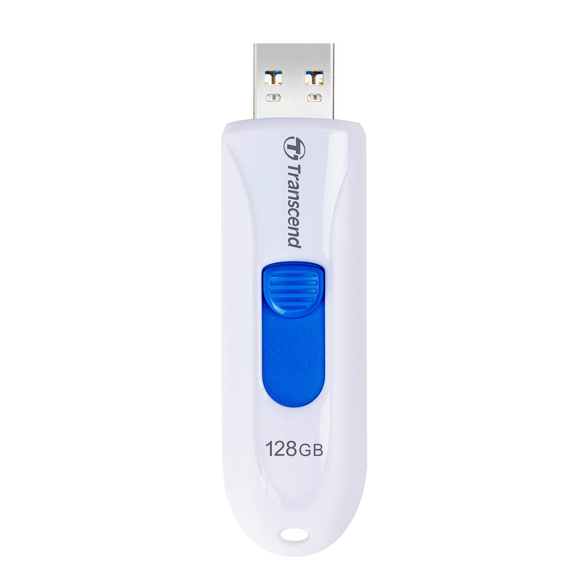 Transcend 128GB JetFlash 790 USB 3.1 Flash Drive (TS128GJF790W),White