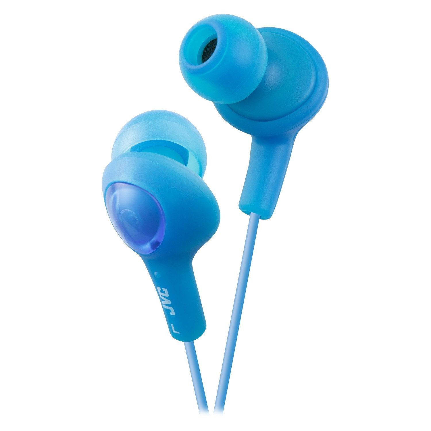 JVC HAFX5A Gumy Plus Inner Ear Headphones (Blue)