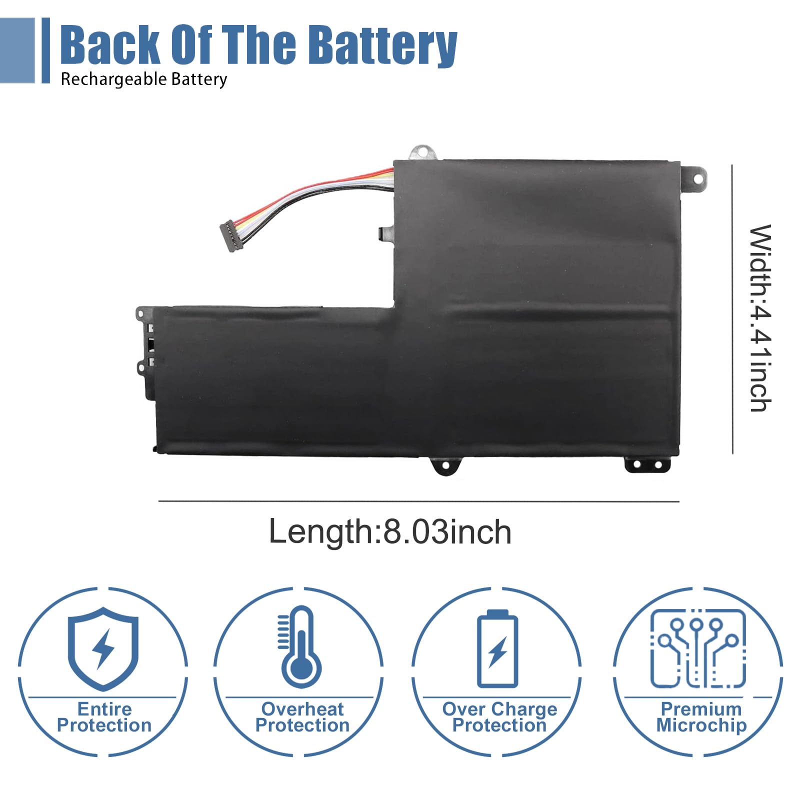 Vanpir L14M2P21 Laptop Battery Replacement For Lenovo Ideapad 330S 14Ast 330S 14Ikb 330S 15Arr 330S 15Ast 330S 15Ikb Series 5B10