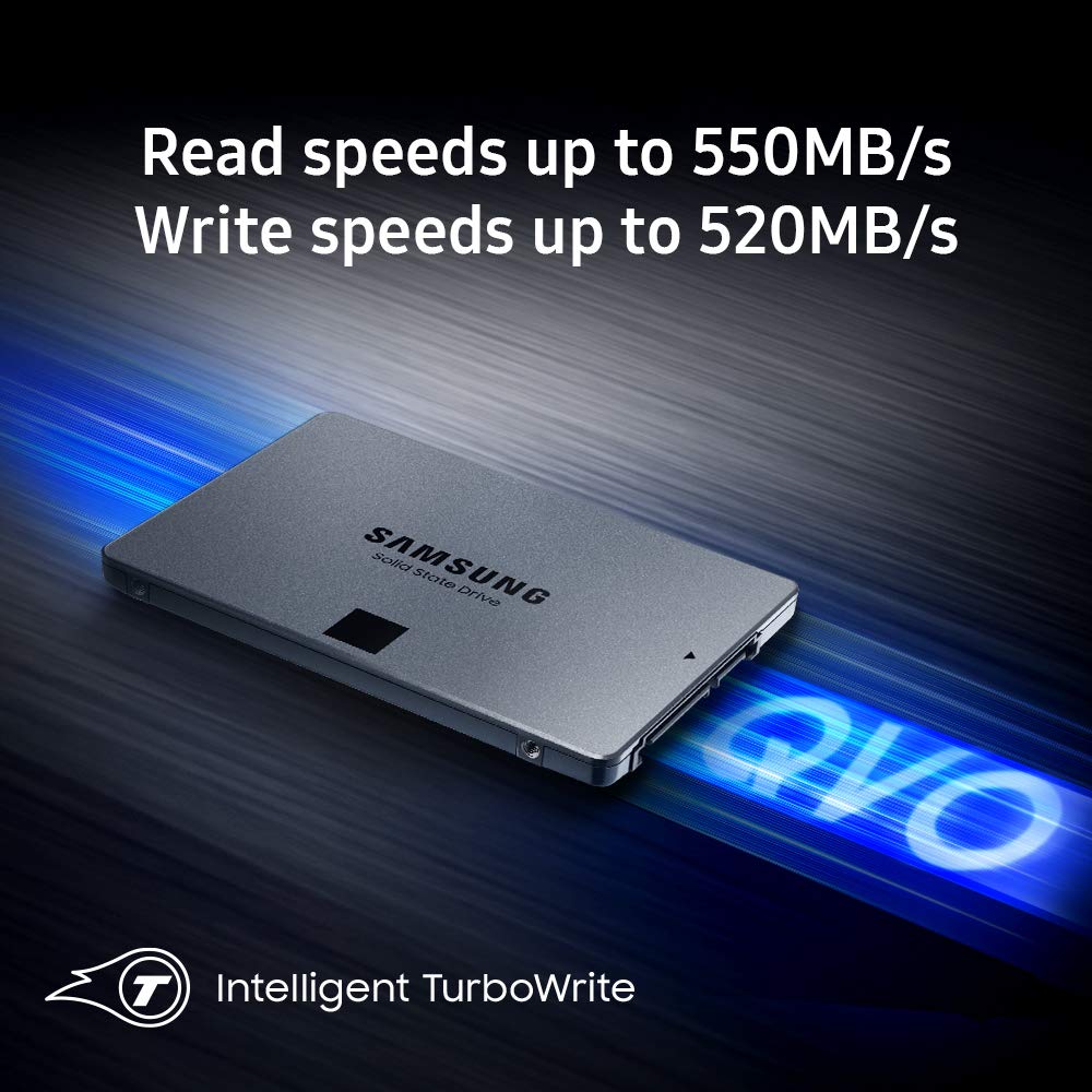 Samsung 860 Qvo Ssd 4Tb - 2.5 Inch Sata 3 Internal Solid State Drive With V-Nand Technology (Mz-76Q4T0B/Am), Gray