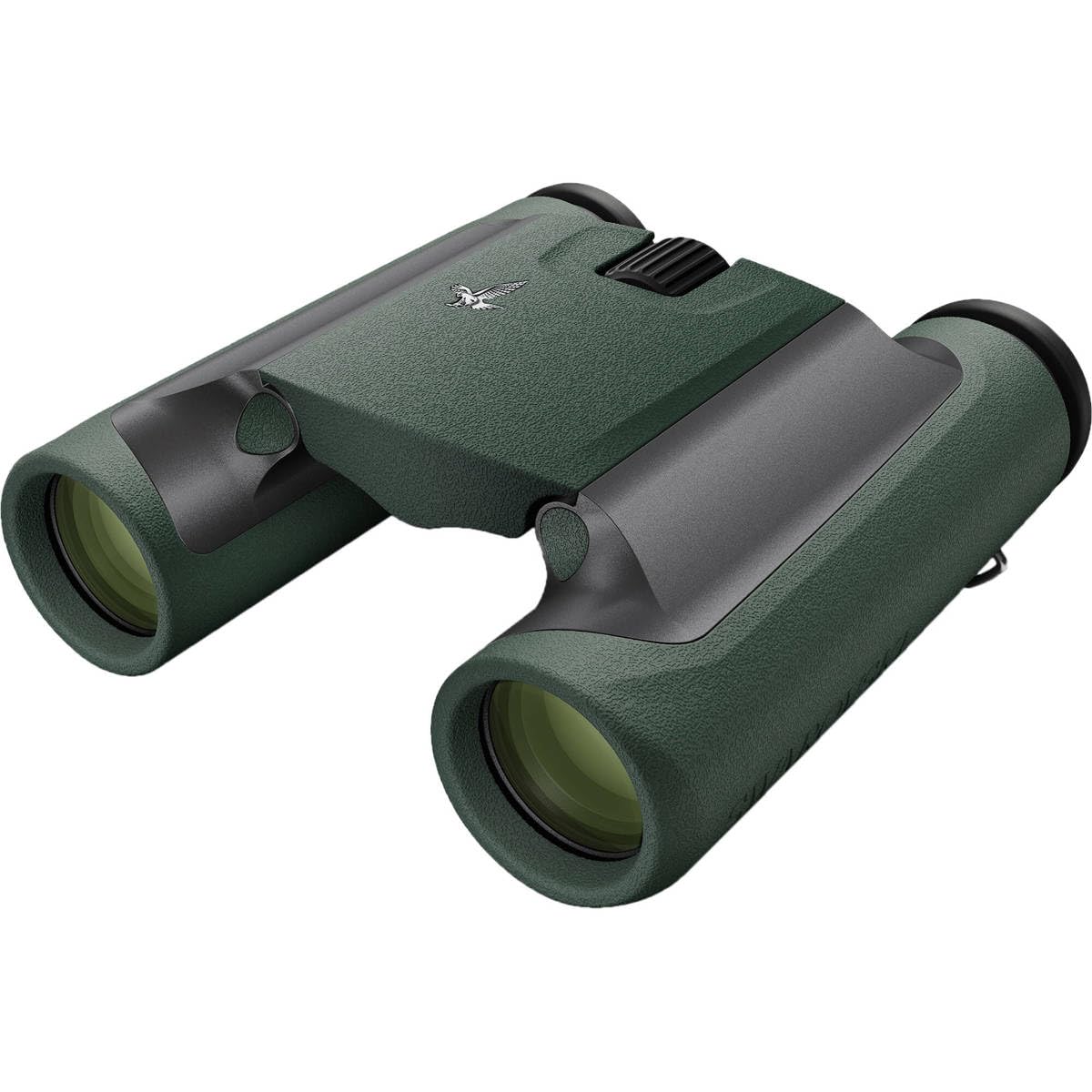 Swarovski Optik 8X25 Cl Pocket Binoculars With Twist In Eyecups And Large Field Of View (Green, Wild Nature Field Bag)