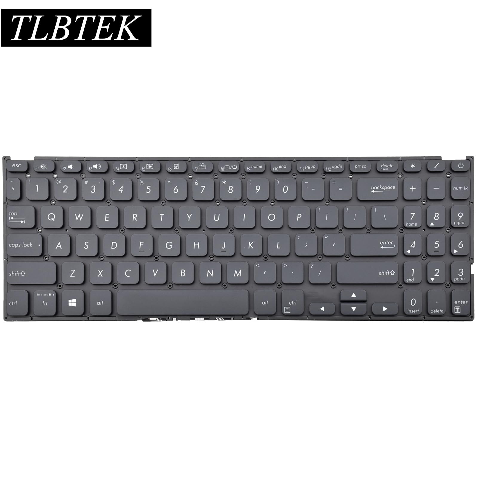 Tlbtek Backlight Laptop Keyboard Replacement Compatible With Asus Vivobook 15 F512 F512Da F512Ja F512Fa F512Ua, Vivobook X512 X5