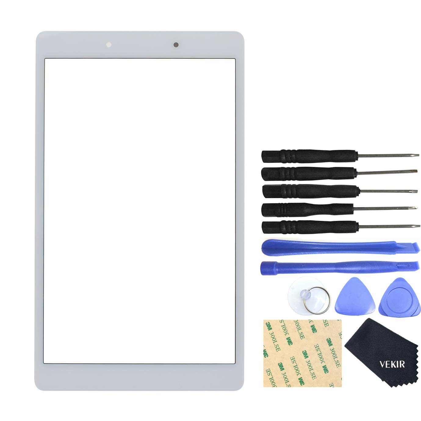 SM-T290 Glass Screen Replacement for Samsung Galaxy Tab A 8.0 2019(Wi-Fi) White