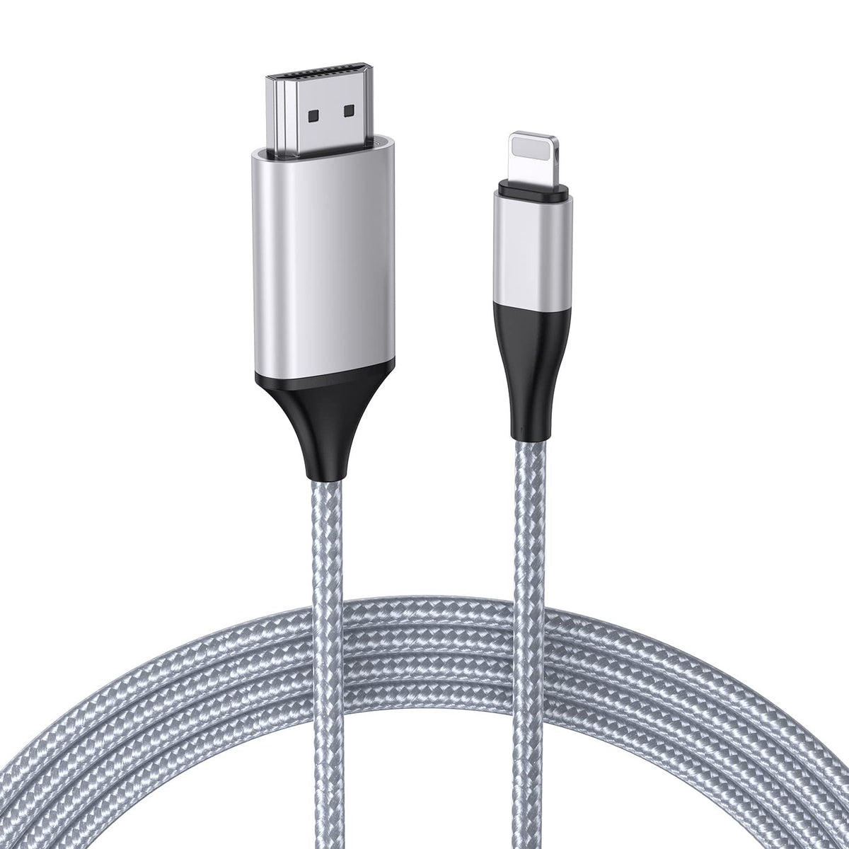 Juconu [4M Long Version] Hdmi Cable For Iphone Upgraded 1080P Hdtv Hdmi Cable Adapter Connector Digital Av Video Sync Screen Com