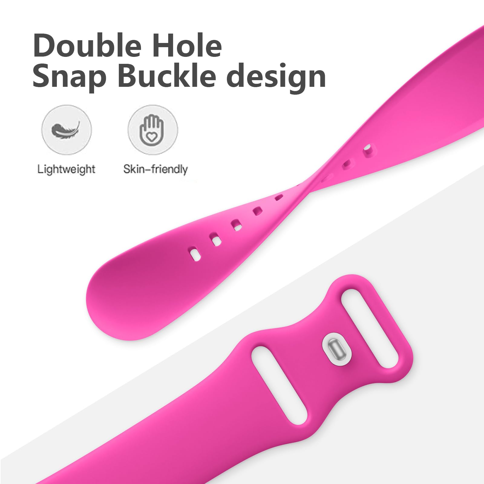 Imivio Sport Band Compatible With Iwatch Bands 38Mm 40Mm 41Mm 42Mm 44Mm 45Mm 49Mm For Women Men, Soft Silicone Waterproof Replac