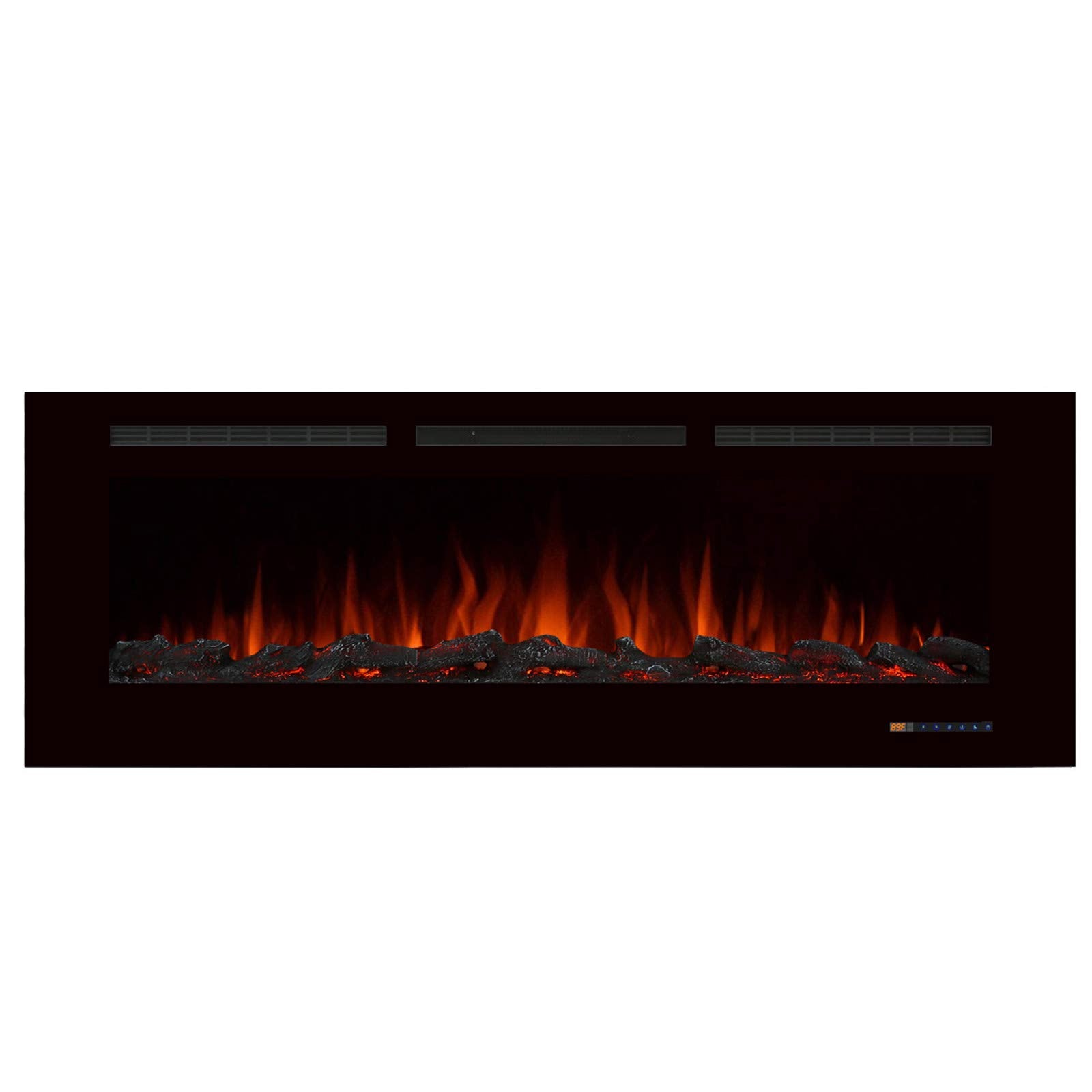 Valuxhome Electric Fireplace, 60 Inches Fireplace, Recessed Fireplaces for Living Room Electric with Remote, Overheating Protect