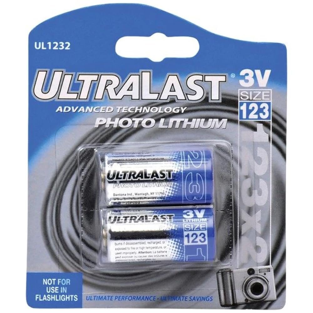 Cr 123A Photo Lithium Batt   2 Pack