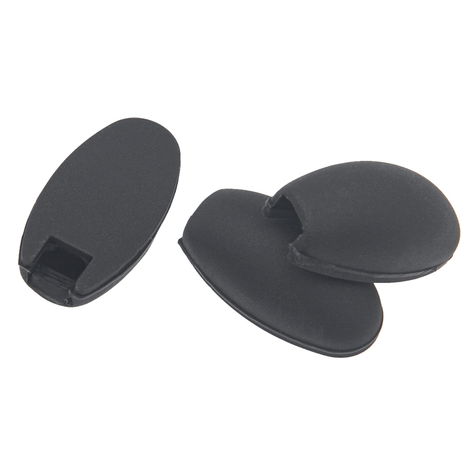 4Pcs Yootones Saxophone Palm Key Risers With Thumb Pad Compatible With Alto Tenor Saxophone Accessories (Black)