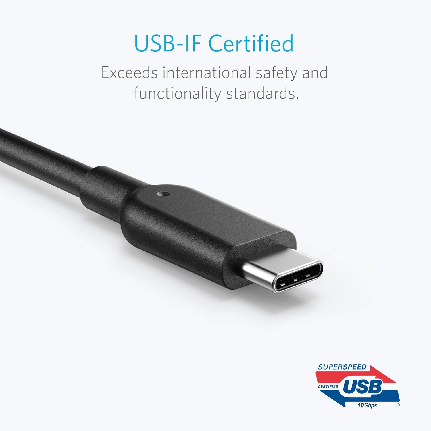 Anker Powerline Ii Usb C To Usb 31 Cable 3 Feet Male Black Usb Cables (3 Feet, Usb C, Usb A, 31 (31 Gen 2), 10000 Mbps, Black)