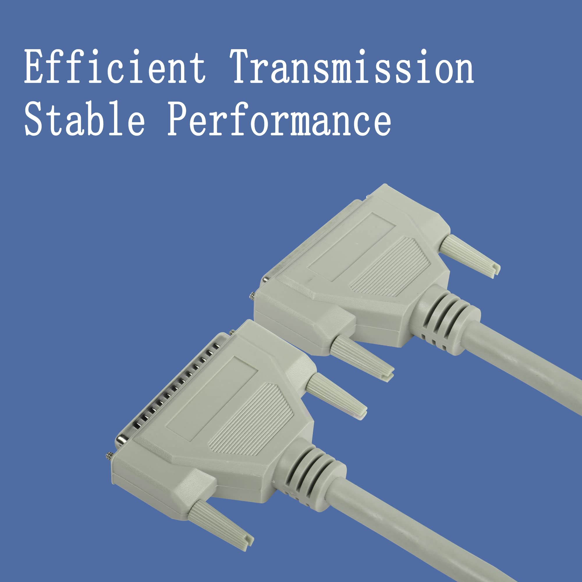 Meiriyfa Db37 37Pin Extension Cable Serial D Sub 37 Pin Printer Parallel Connector Cable Pure Copper Core For Engineering Wiring