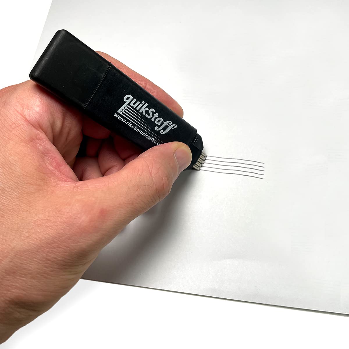 Quikstaff Musicians Pen   Draws A 5 Line Music Staff On Any Blank Paper Updated