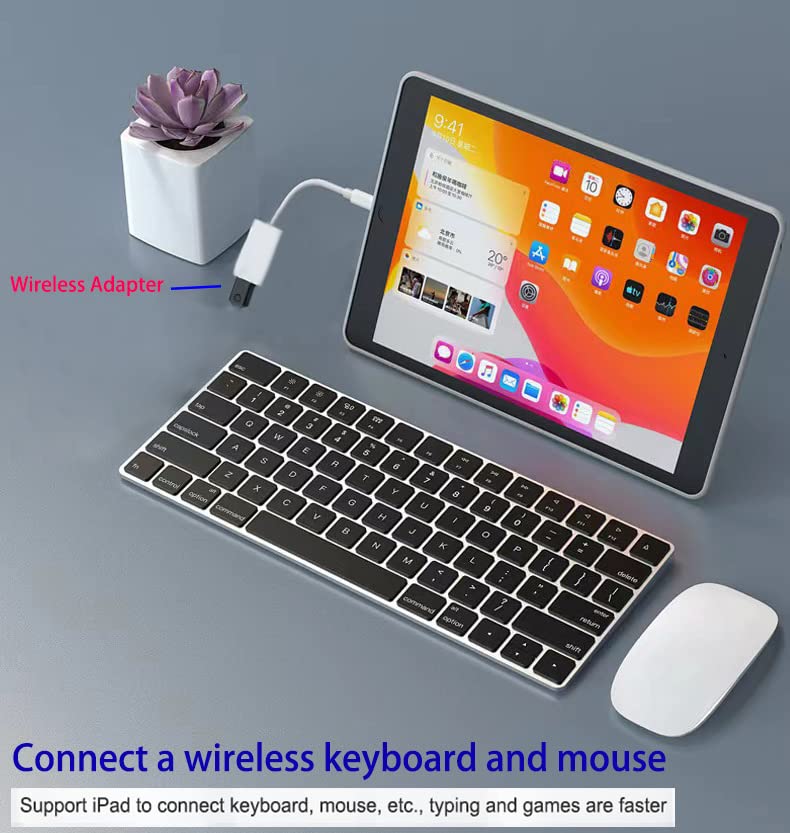 Lightning To Usb Camera Adapter, Apple Mfi Certified Usb 3.0 Otg Dongle Cord For Iphone 13 12 11 X Xs Xr 8 Plus, Ipad To Connect