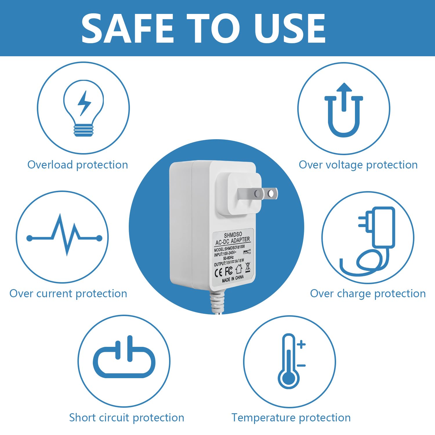 Dc 24Volt Transformer,C Wire Adapter,33 Ft Long Cable,Compatible With Ring Doorbell Transformer And Thermostat For Sensi,Ecobee