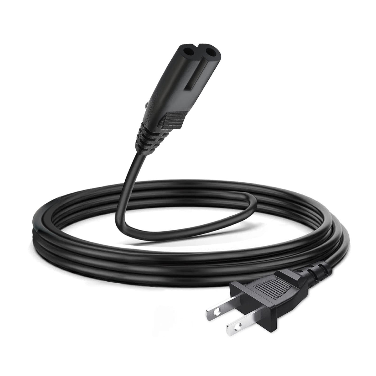 2 Prong Ac Power Cord Plug For Onn. 100008734 100008736, Onn Tv, Jbl Partybox 100 110 200 300 1000 310 710 1000 On The Go Speaker, Ion Game Day Party Speaker Charger Charging Jbl Soundbar Power Cable