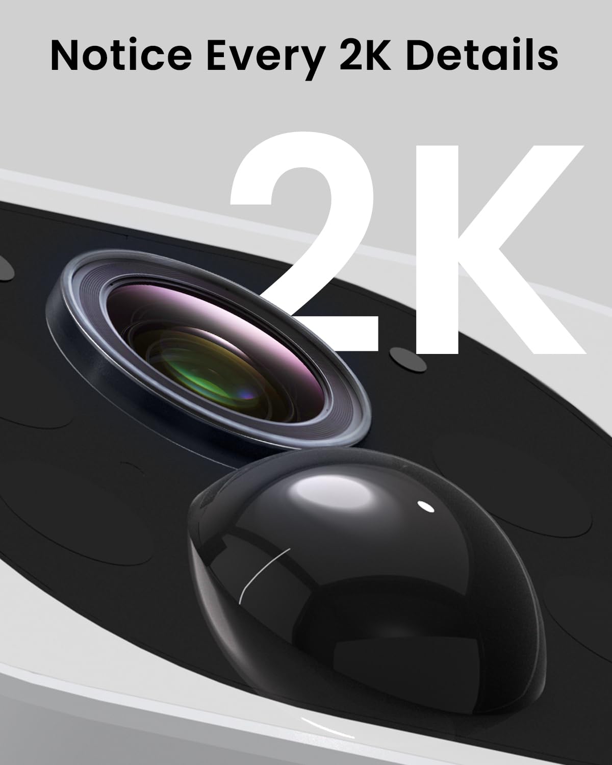 Anran 2K Cameras For Home Security Outside, Solar Security Cameras Wireless Outdoor, Battery Powered Wifi Surveillance With Huma